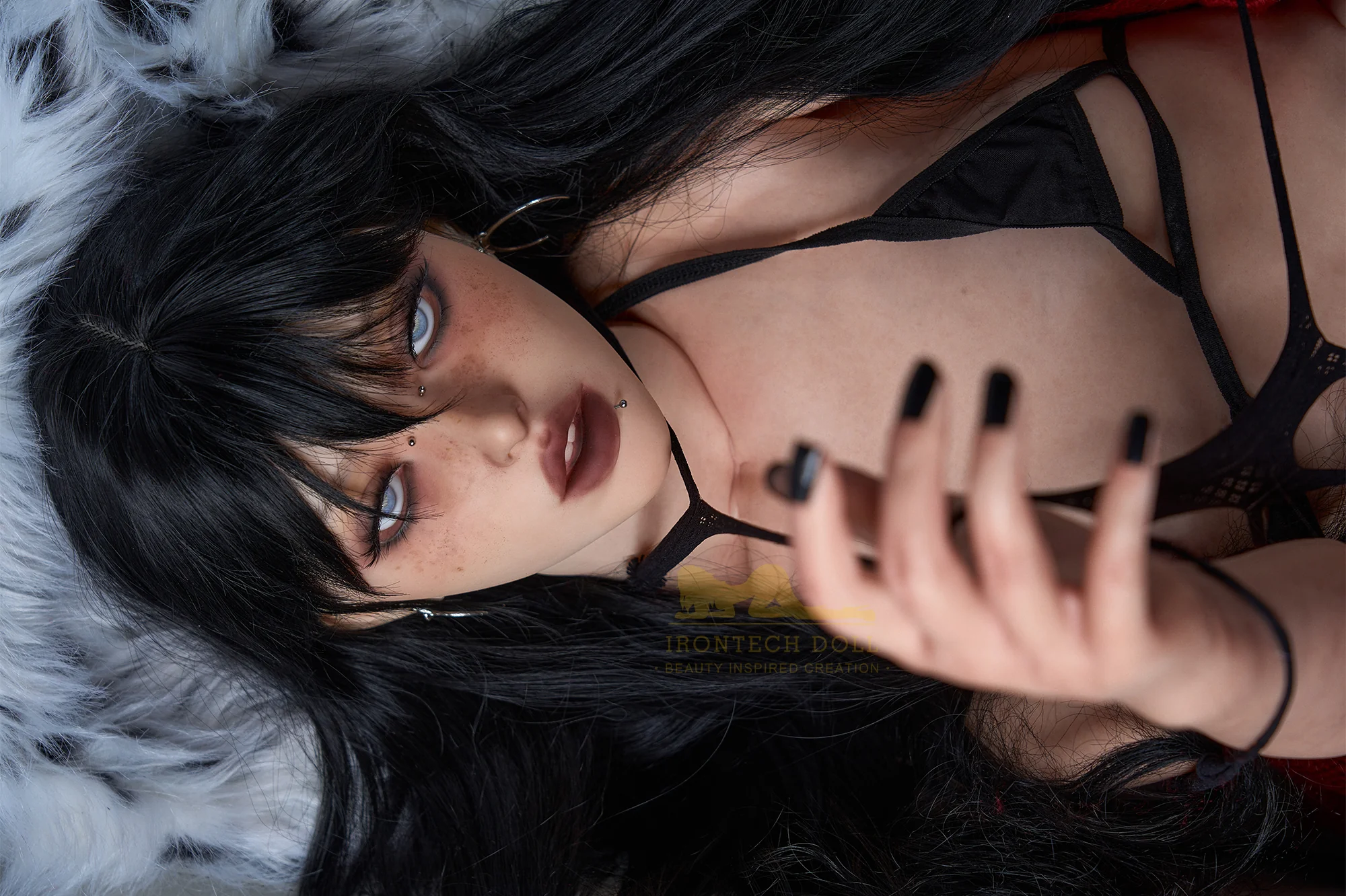 Vanessa 161cm minus (5ft28) AA-Cup skinny Full Silicone Sexy Love Doll - Super Realistic Series - Irontech Doll® - Image 15