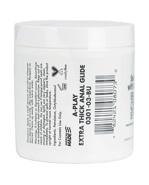 A Play Extra Thick Anal Glide w/Cushioning Oil based Formula - 4.5 oz - Image 2