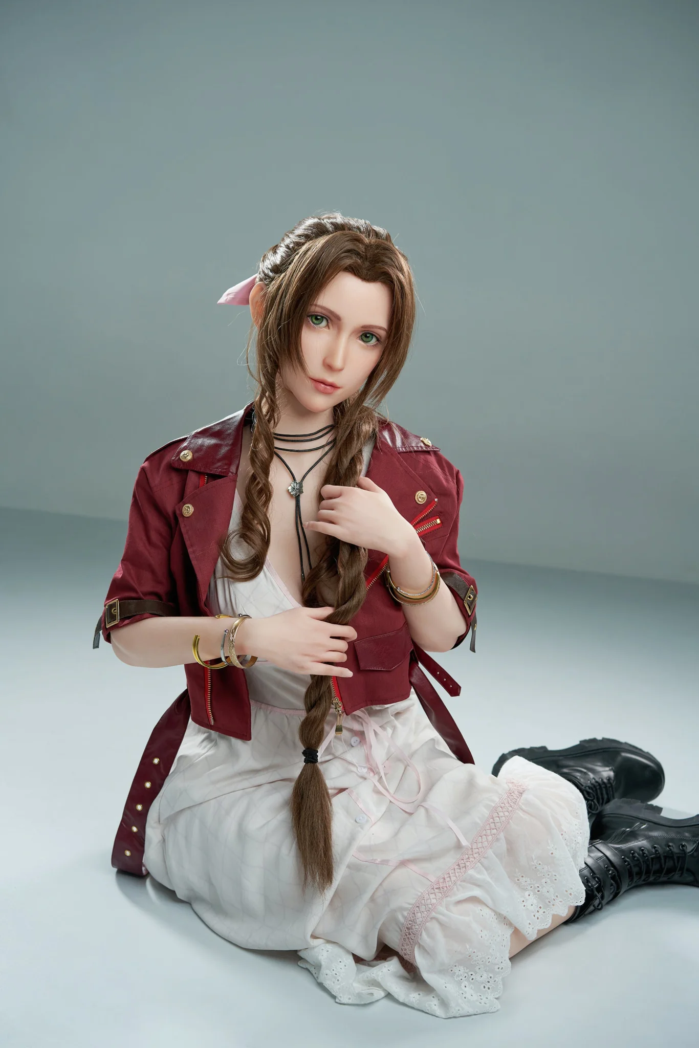 Aerith Lady Silicone Sex Doll - Game Lady Doll - Image 10
