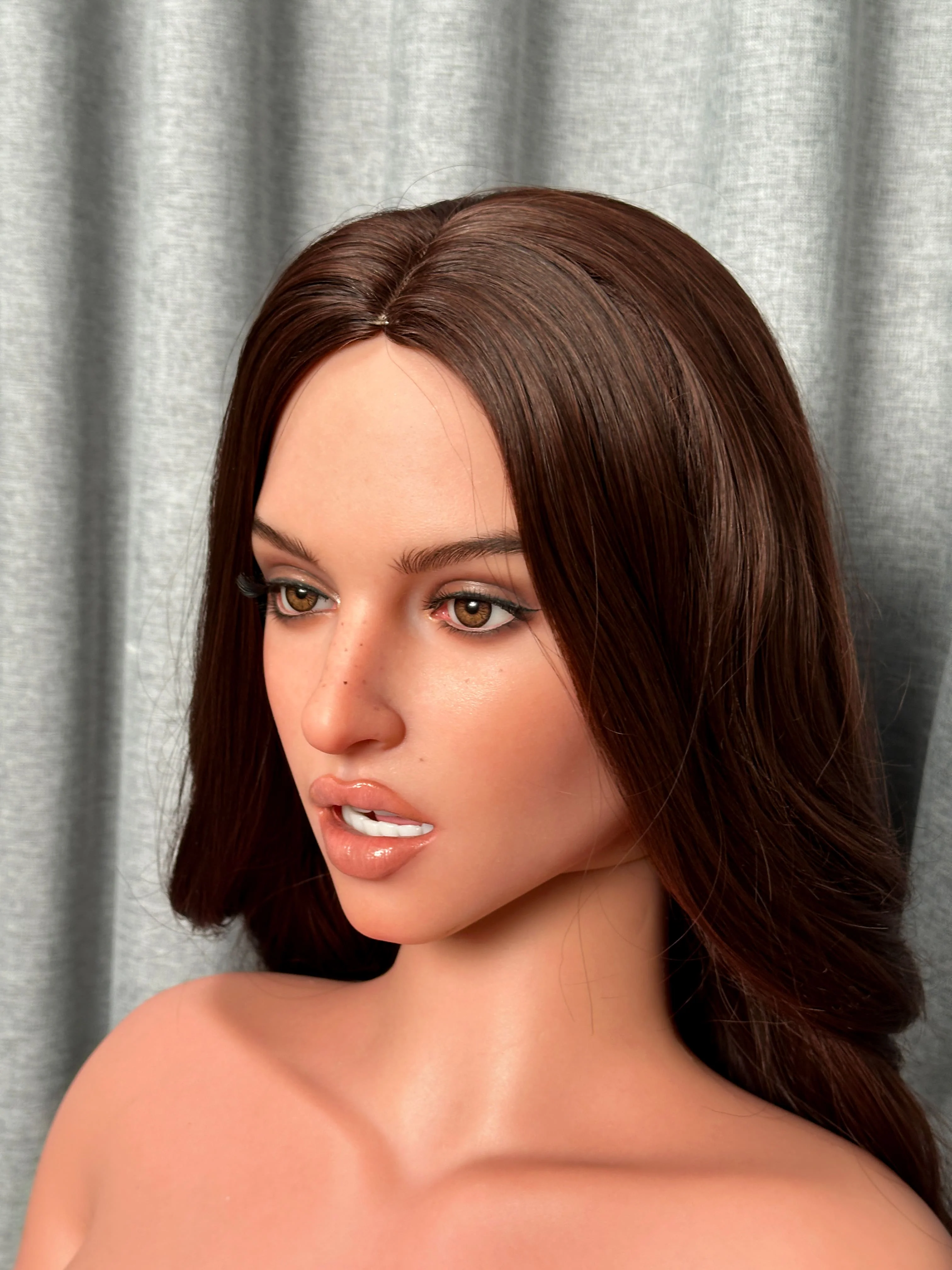 Alice Lifelike Realistic Silicone Head (Movable Jaw) + SLE Body Doll - ZELEX® [USA STOCK] - Image 28