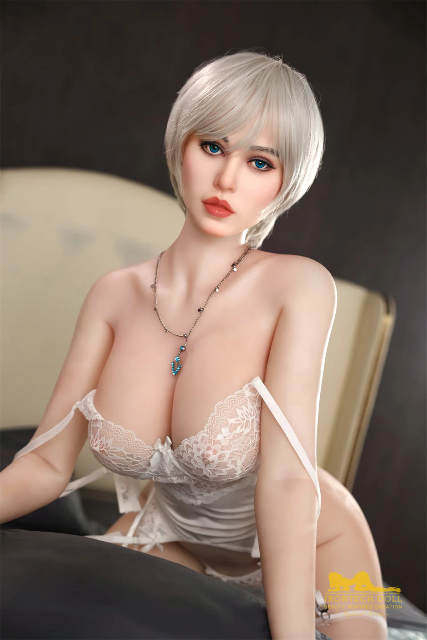 Angelia 159cmplus ( 5ft2 ) F-Cup Silicone Head and TPE Body Hybrid Sex Doll - Irontech Doll - Image 14