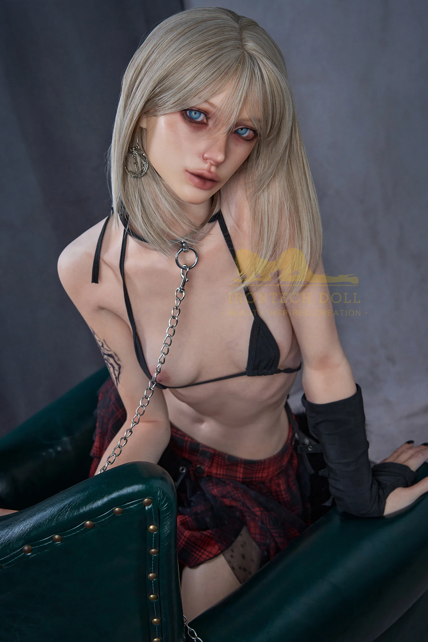 Bailey 161cm minus (5ft28) AA-Cup skinny Full Silicone Sexy Love Doll - Super Realistic Series - Irontech Doll® - Image 11