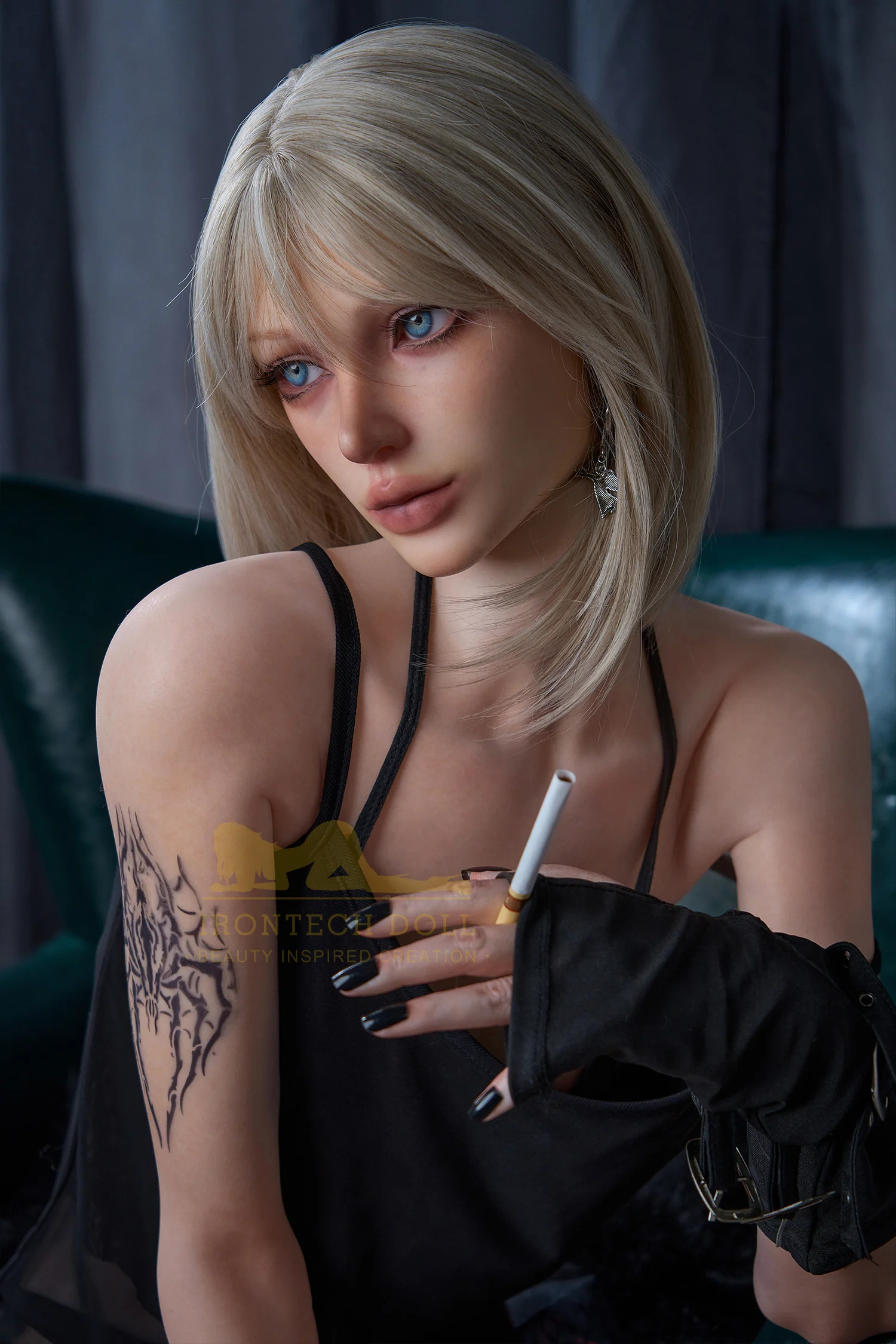 Bailey 161cm minus (5ft28) AA-Cup skinny Full Silicone Sexy Love Doll - Super Realistic Series - Irontech Doll® - Image 14