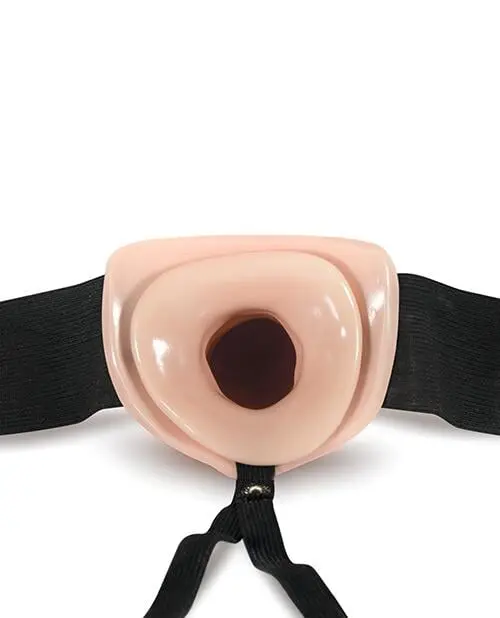 Blush Dr. Skin 7" Hollow Strap On - Vanilla - Image 4