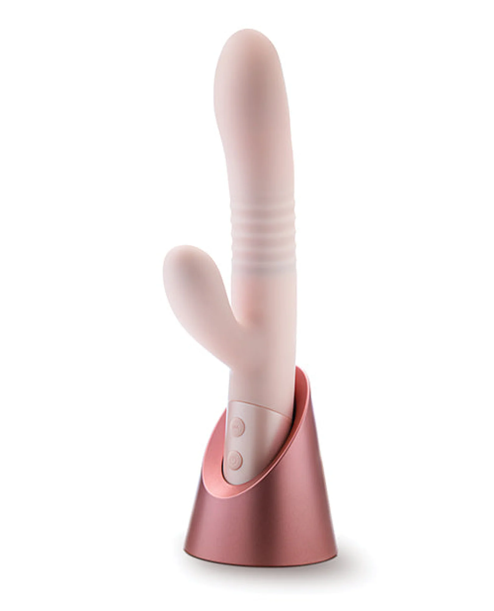 Blush Fraya Rabbit Rechargeable Vibrator - Pink - Image 3