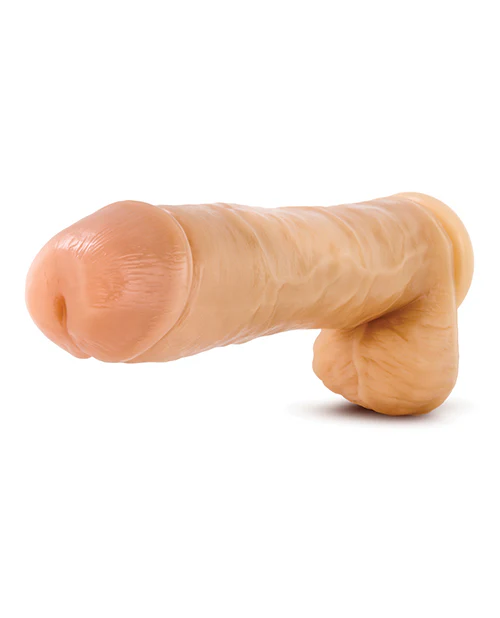 Blush Hung Rider Hammer 10" Dildo w/Suction Cup - Flesh - Image 3