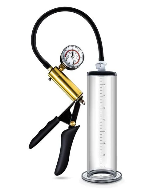 Blush Performance Vx6 Vacuum Penis Pump W-brass Pistol & Pressure Gauge - Clear - Image 4