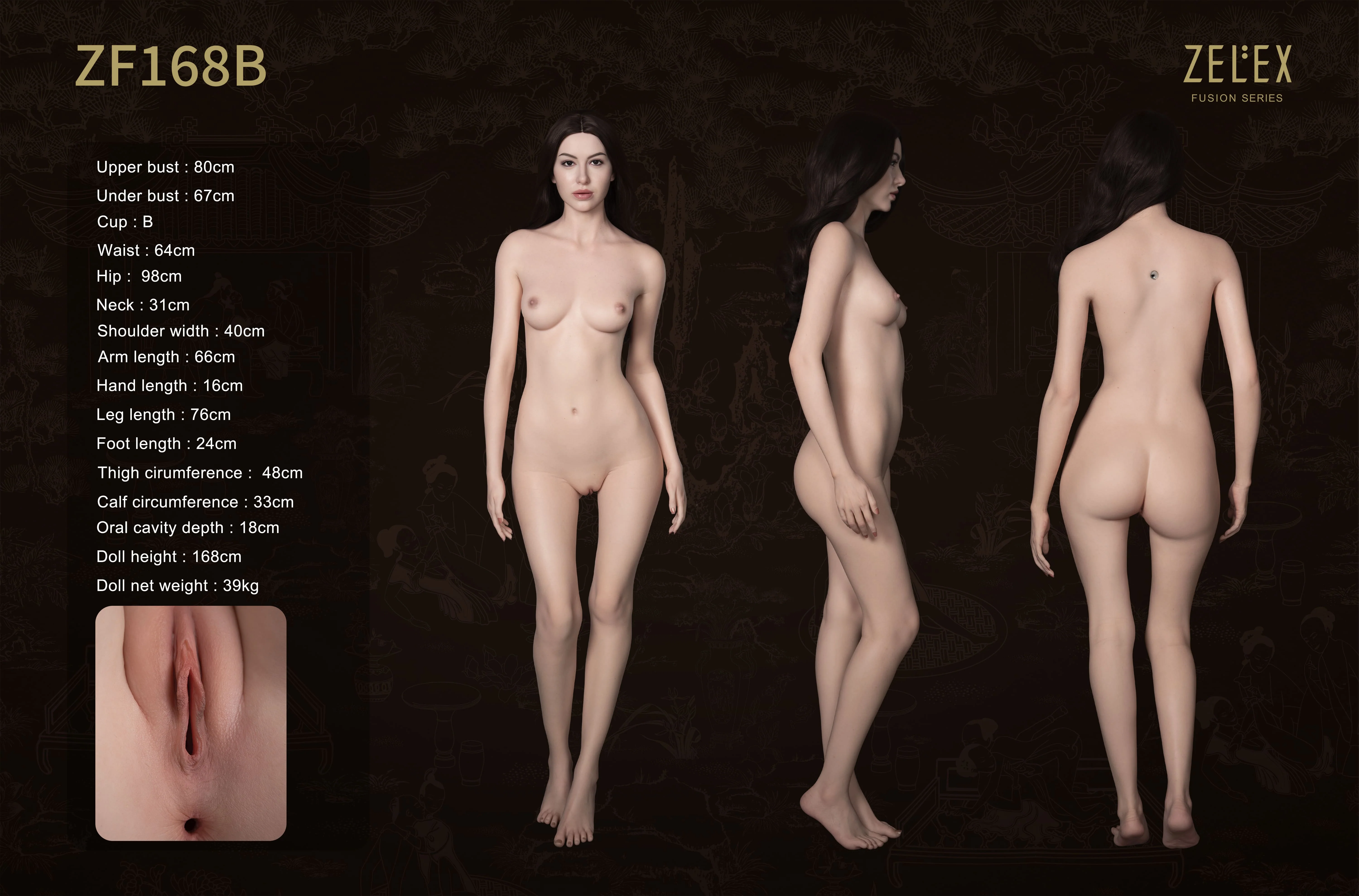 Brandy Silicone Sex Doll - ZFE01_1 Movable Jaw - Zelex Fusion Series - Image 41