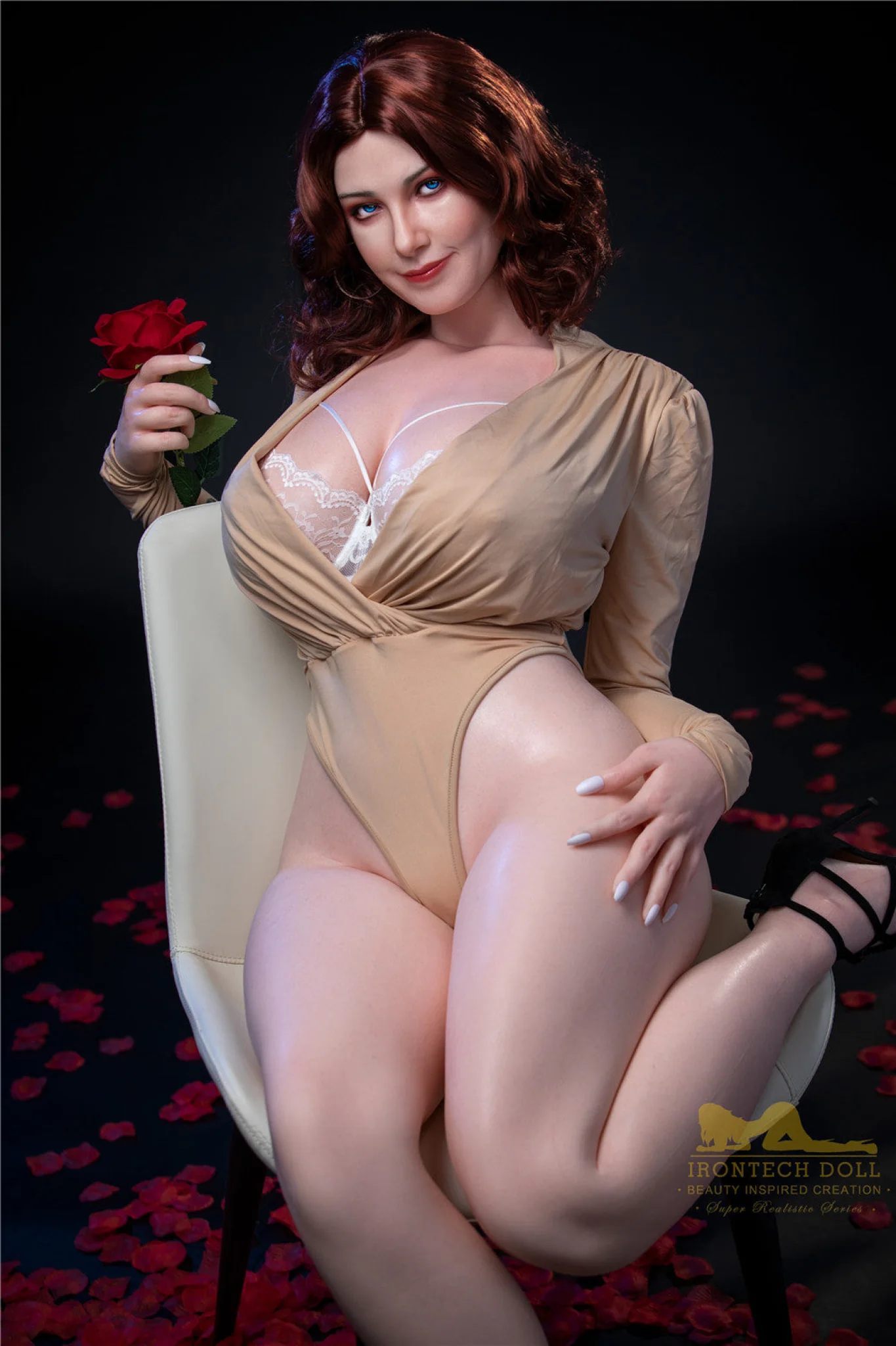 Carmel 160cm(5ft3) H-Cup Silicone Love Doll  - Irontech Doll® - Image 8