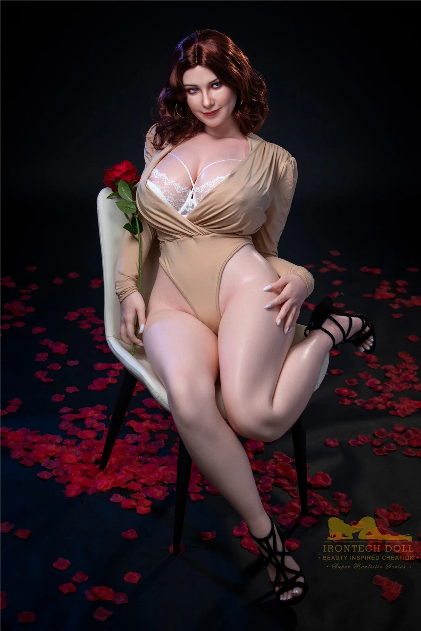 Carmel 160cm(5ft3) H-Cup Silicone Love Doll  - Irontech Doll® - Image 9