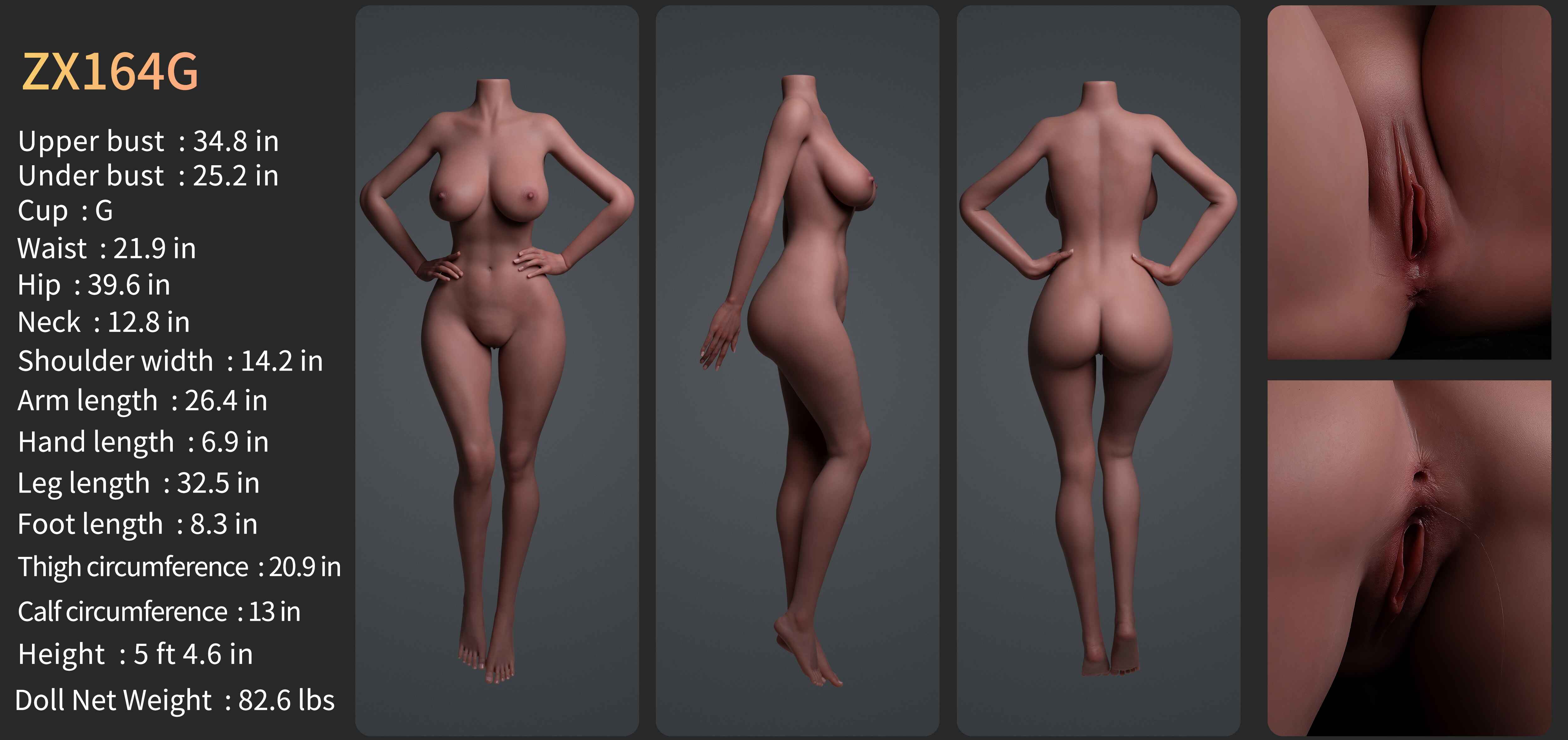 Cecilia Premium Silicone Head (Movable Jaw) + SLE Body Sex Doll - ZELEX® [USA STOCK] - Image 29