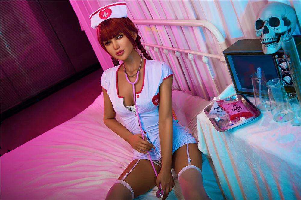 Celine Nurse 168cm(5ft6) A-Cup Silicone Love Doll - IronTech Doll® - Image 11