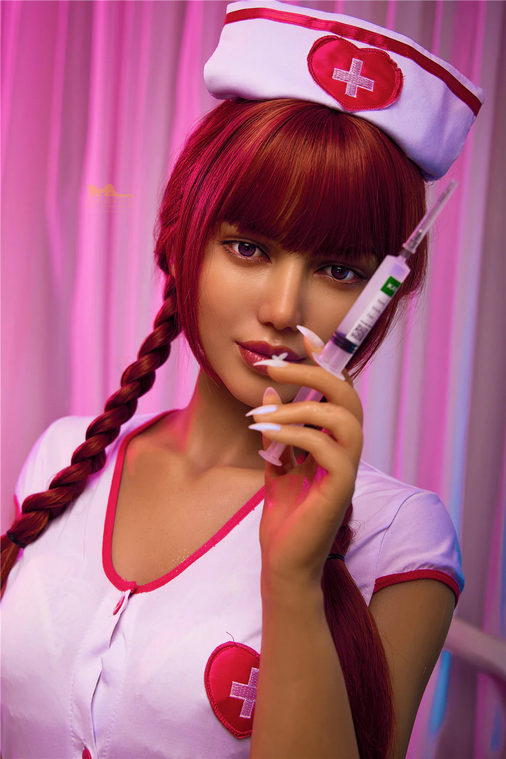 Celine Nurse 168cm(5ft6) A-Cup Silicone Love Doll - IronTech Doll® - Image 4