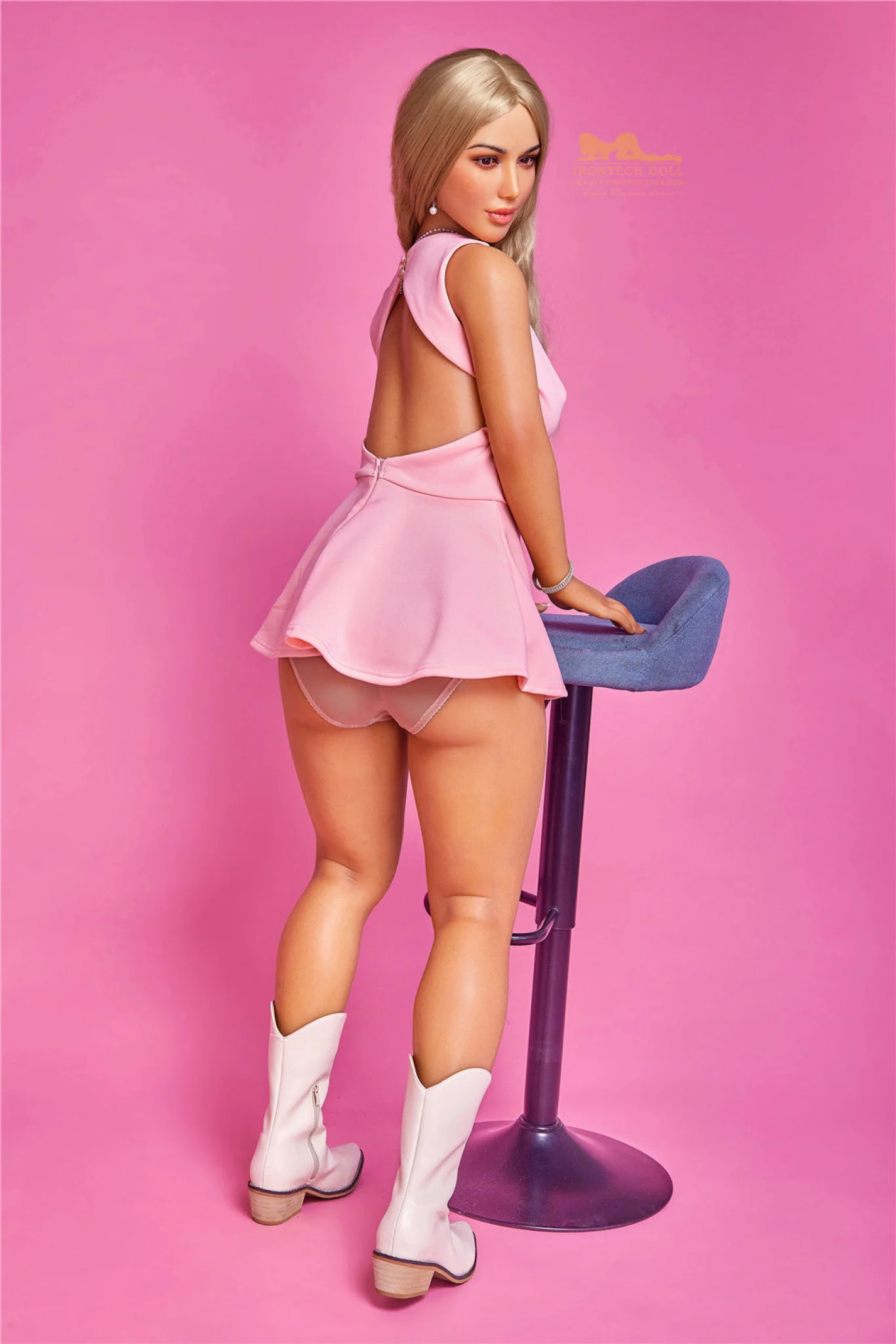 Celine 152cm (4ft9) A-Cup Premium Silicone Sex Doll - IronTech Doll® - Image 13