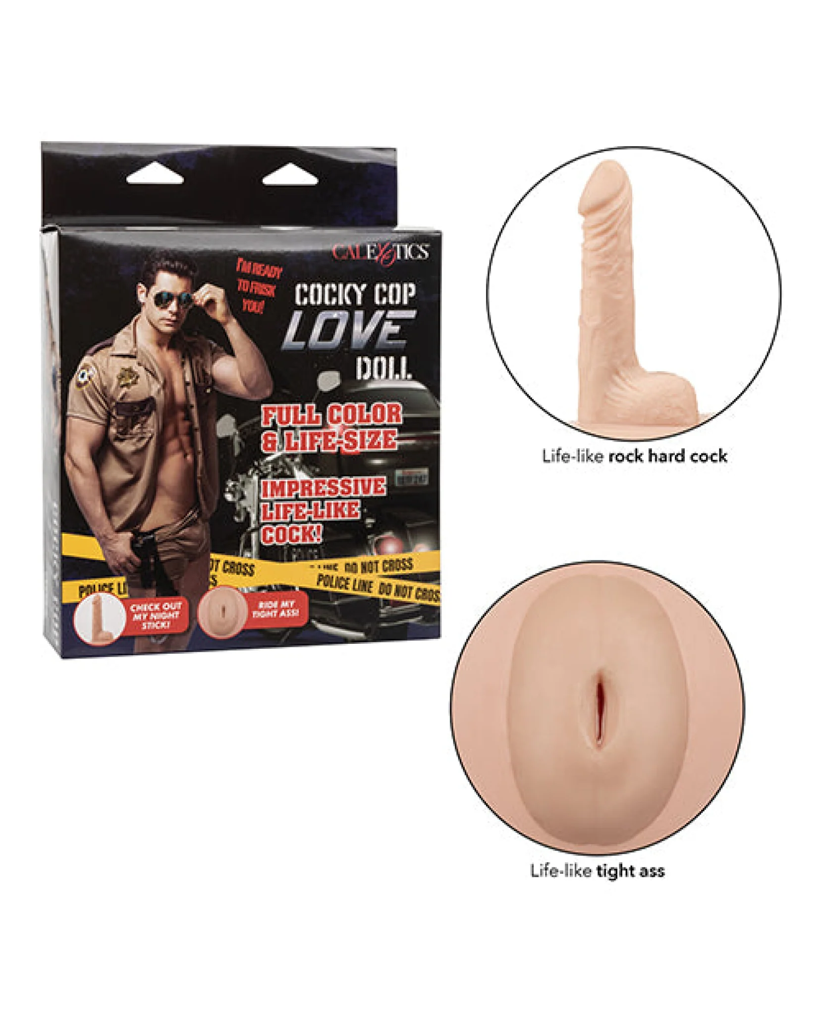 Cocky Cop Love Doll - Ivory - Image 3