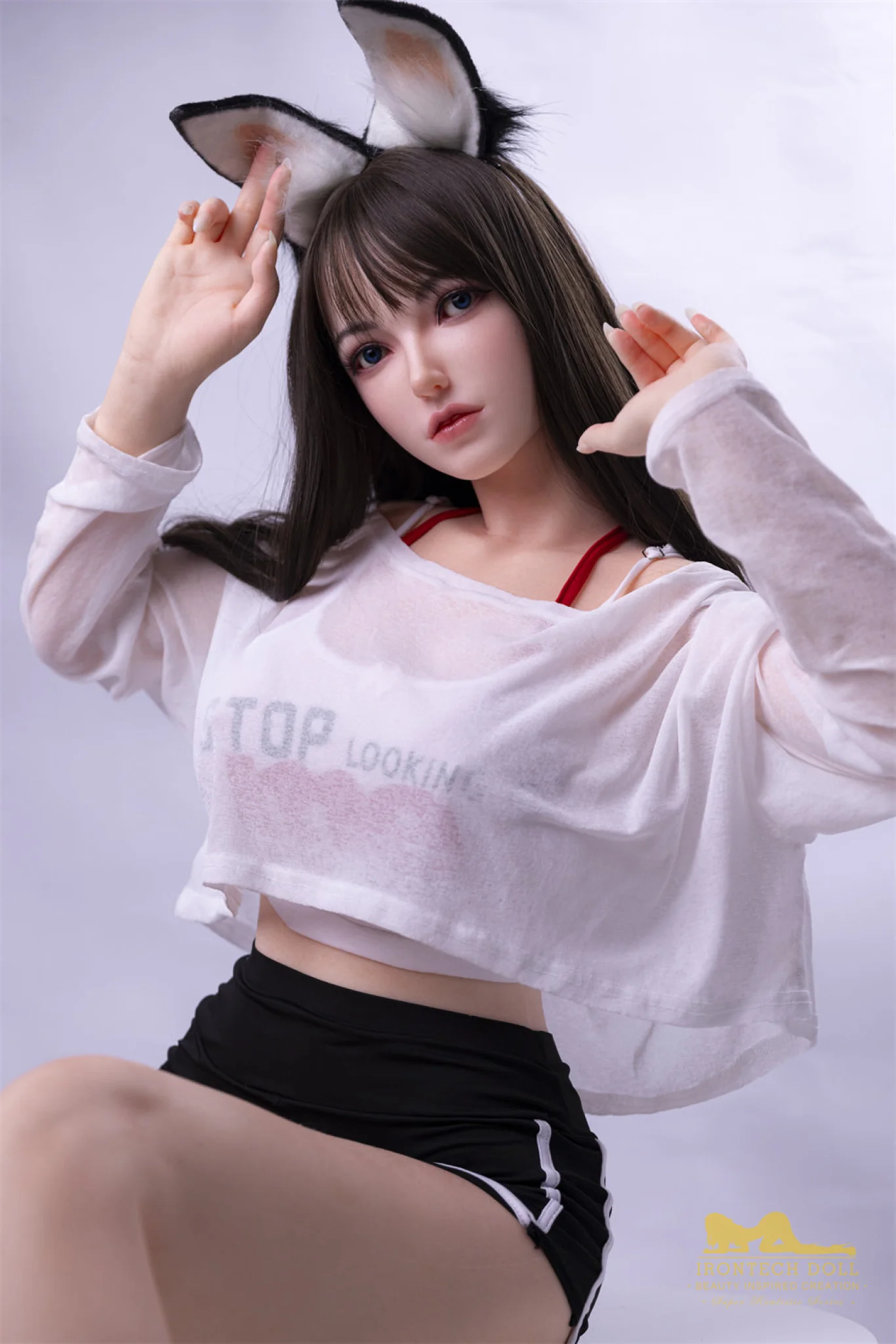 Joline  165cm(5ft4) F-Cup Brunette Asian full Silicone - IronTech Doll® - Image 19