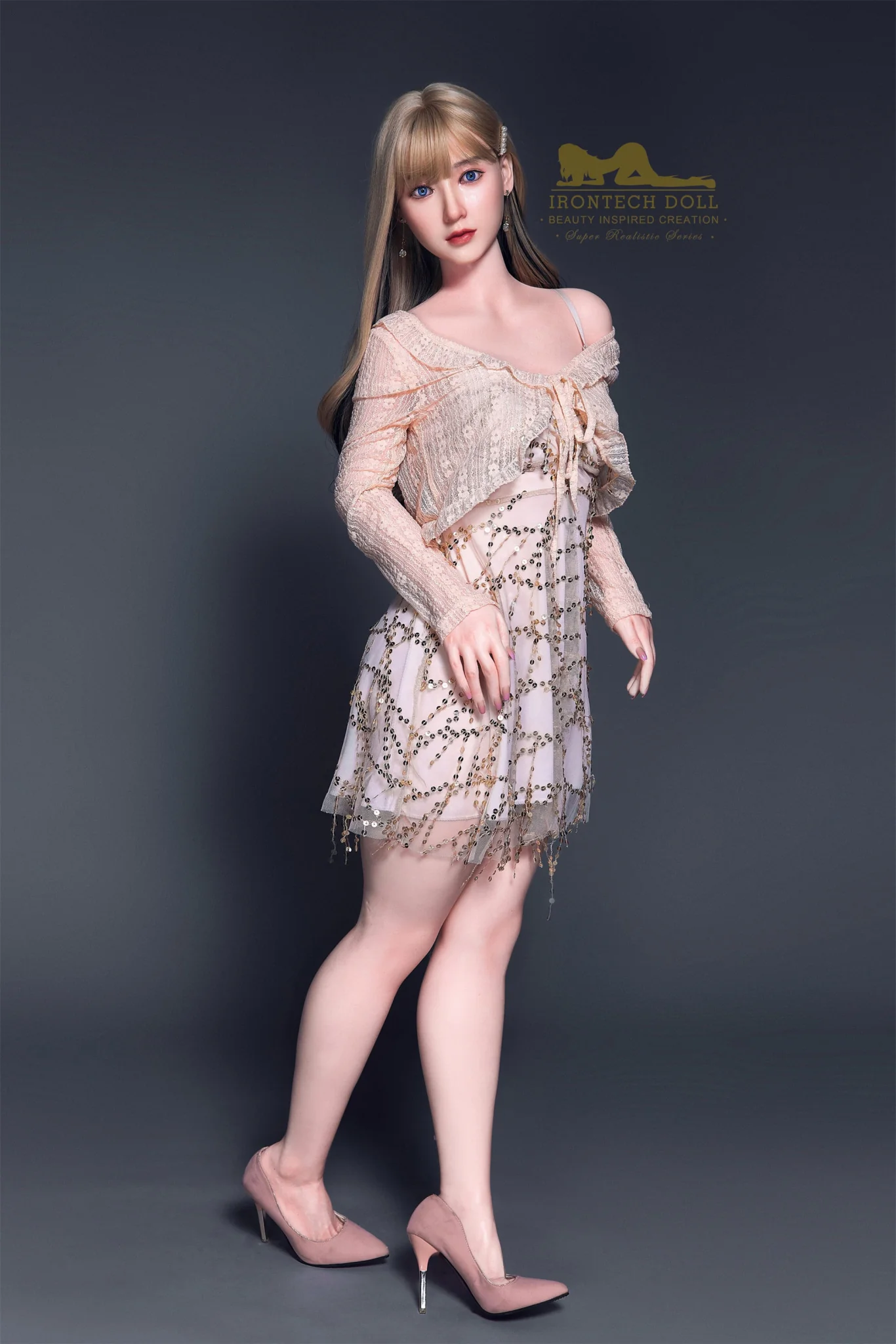 Candy 152cm (4ft9) A-Cup Life Size Silicone Sex Doll - IronTech Doll® - Image 4