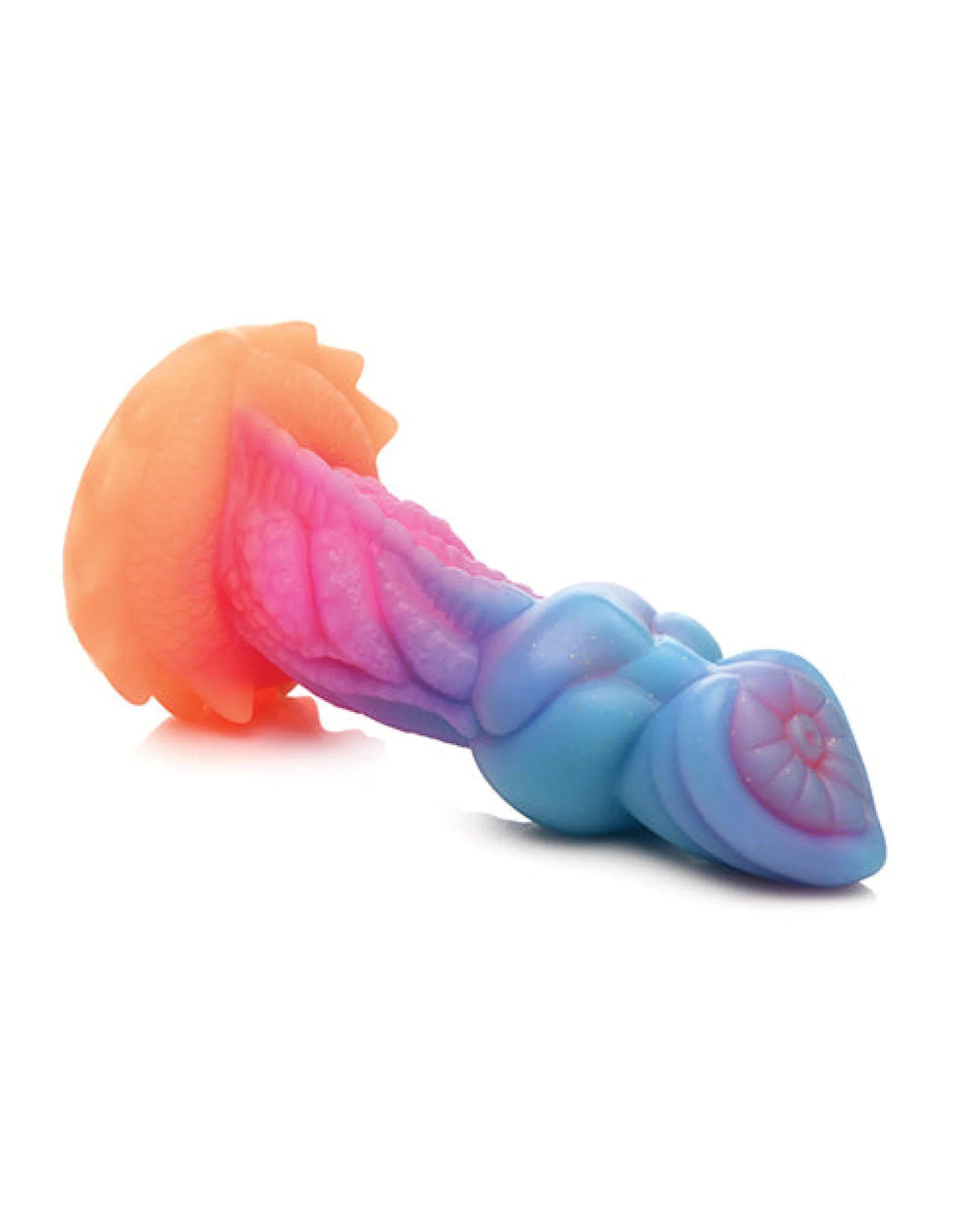 Creature Cocks Glow-in-the-Dark Aqua-Cock Silicone Dildo - Image 2