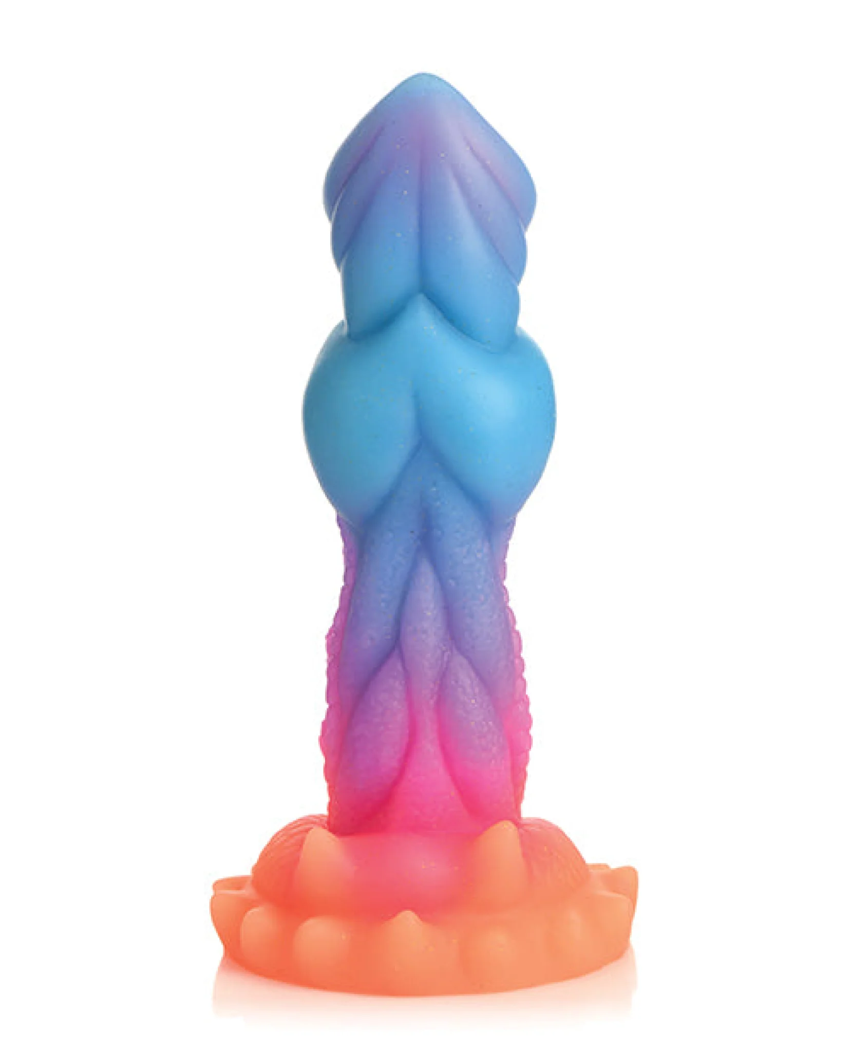 Creature Cocks Glow-in-the-Dark Aqua-Cock Silicone Dildo - Image 4