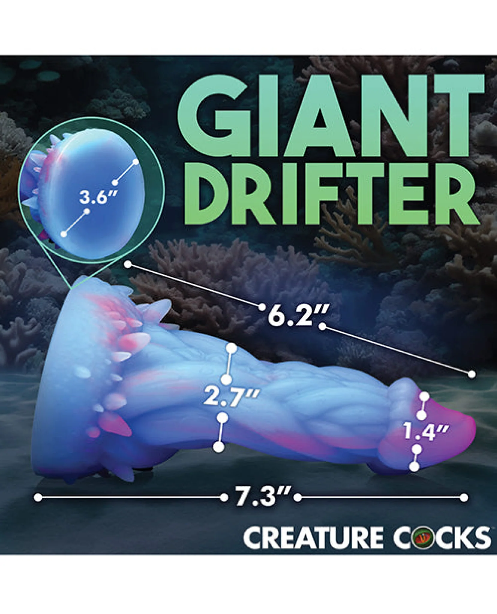 Creature Cocks Nomura Jellyfish Silicone Dildo - Image 3