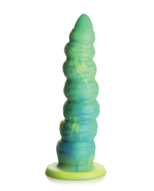 Creature Cocks Squirmer Thrusting & Vibrating Silicone Dildo w/Remote Control - Multi Color - Image 2