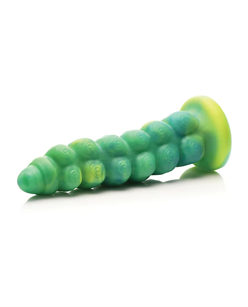 Creature Cocks Squirmer Thrusting & Vibrating Silicone Dildo w/Remote Control - Multi Color - Image 5
