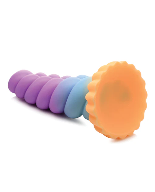 Creature Cocks Unicorn Silicone Dildo - Multi Color - Image 2