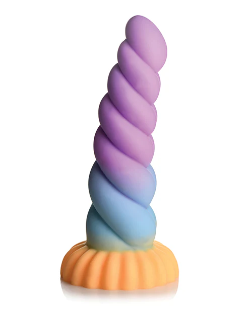 Creature Cocks Unicorn Silicone Dildo - Multi Color - Image 4