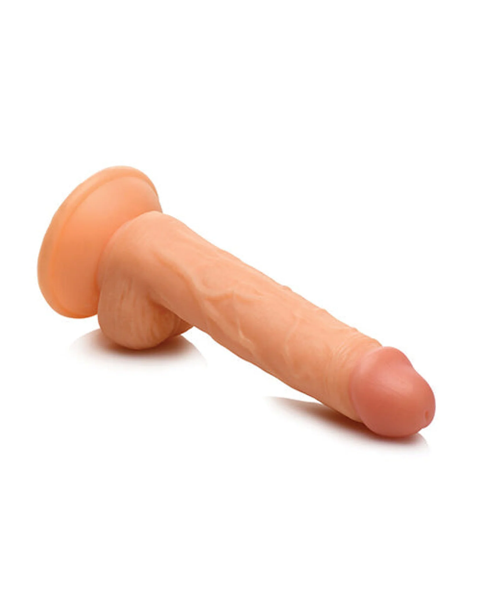 Curve Toys Fantasy Jock Swimming Simon 7" Dildo w/Balls - Light - Image 4