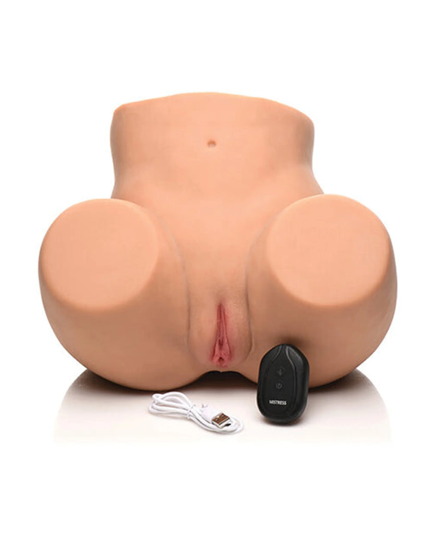 Curve Toys Mistress 3D Vibrating Pussy & Ass Masturbator - Image 5