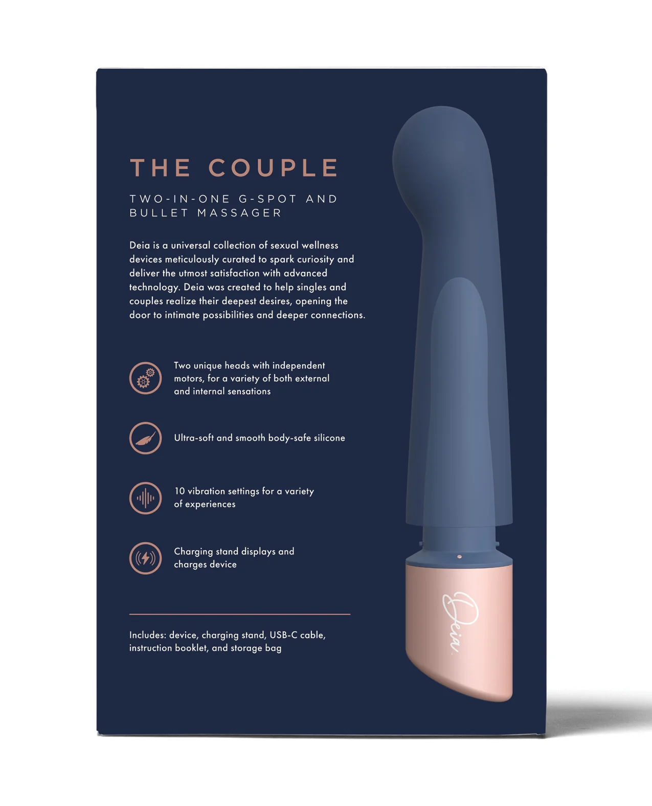 Deia the Couple Nesting Two-in-one Vibe - Navy - Image 4
