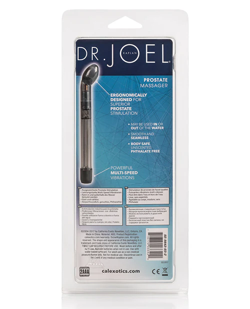 Dr Joel Kaplan 7.5" Prostate Massager - Black - Image 5