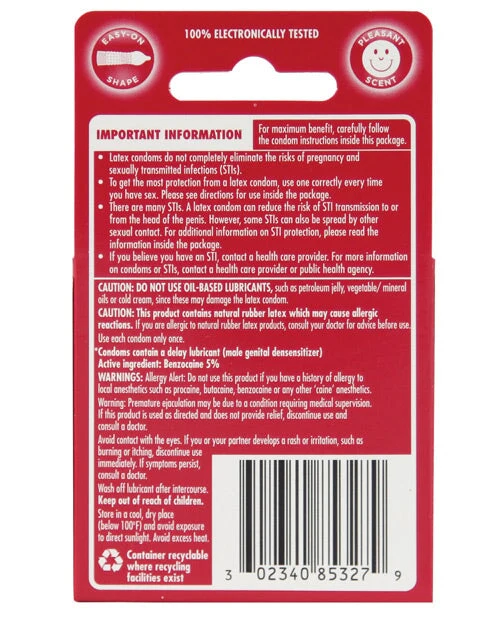 Durex Performance Intense Condom - Box Of 3 - Image 2