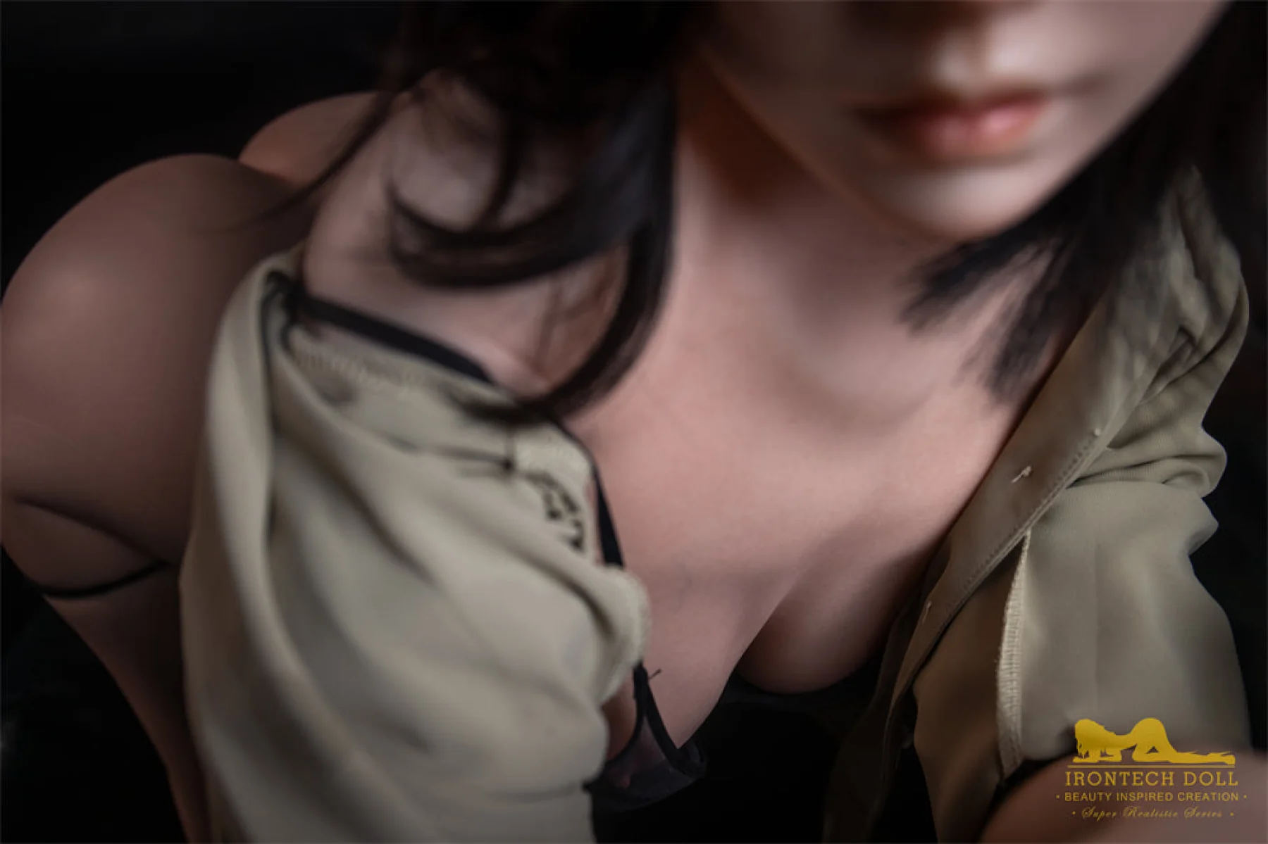 Eileen 163cm (5ft3) A-Cup Brunette Full Silicone Love Doll - IronTech Doll® - Image 10