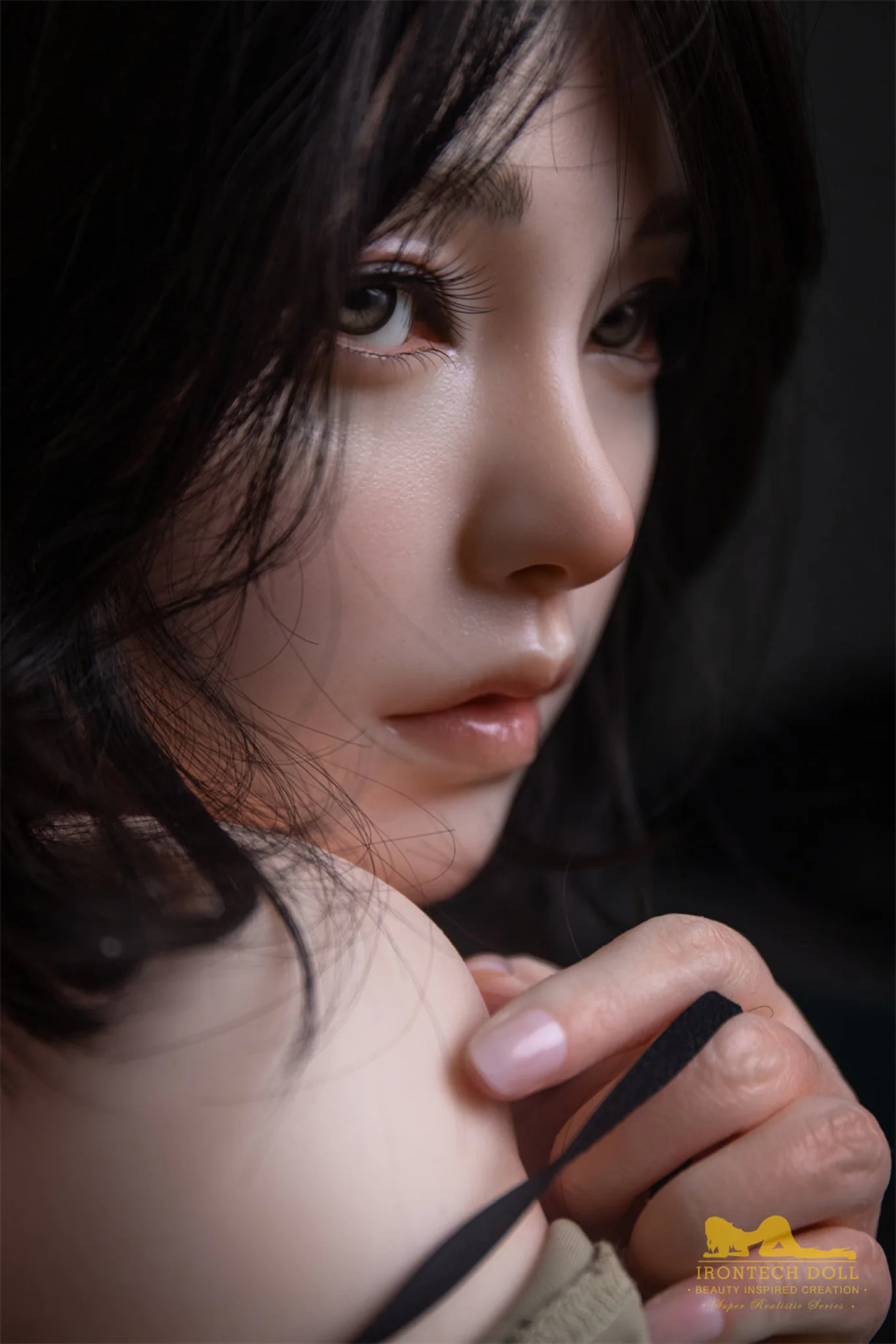 Eileen 163cm (5ft3) A-Cup Brunette Full Silicone Love Doll - IronTech Doll® - Image 18