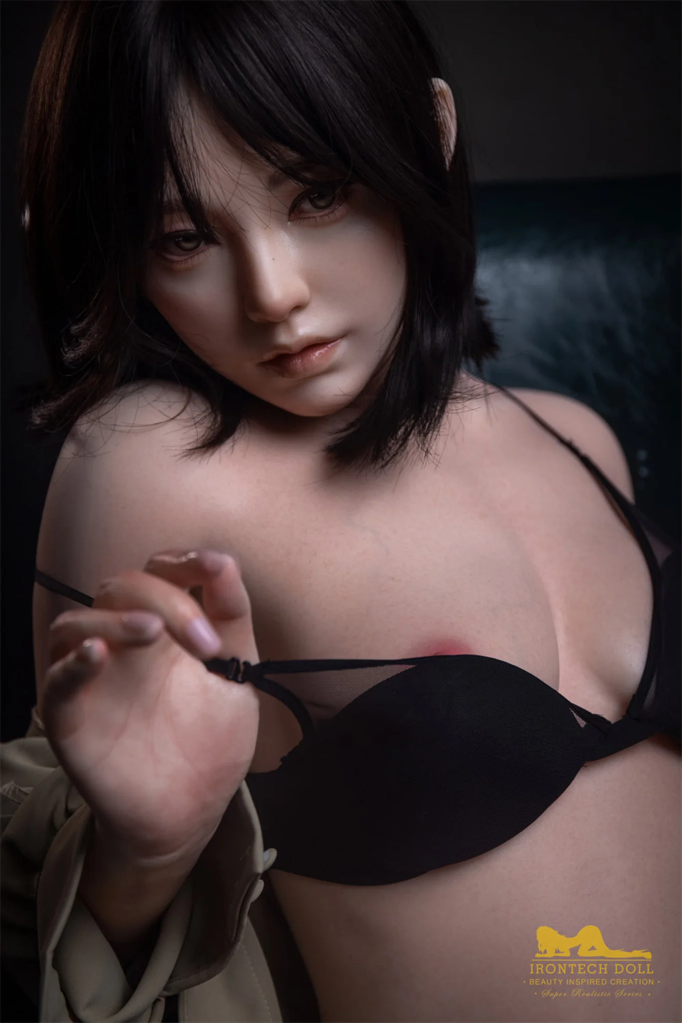 Eileen 163cm (5ft3) A-Cup Brunette Full Silicone Love Doll - IronTech Doll® - Image 2