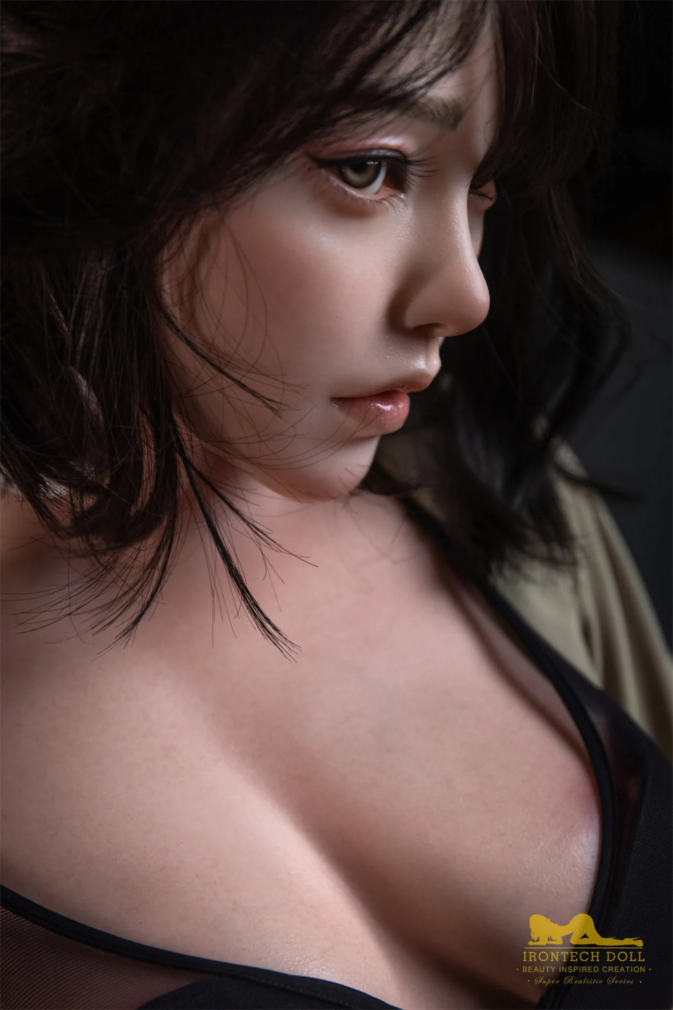 Eileen 163cm (5ft3) A-Cup Brunette Full Silicone Love Doll - IronTech Doll® - Image 6