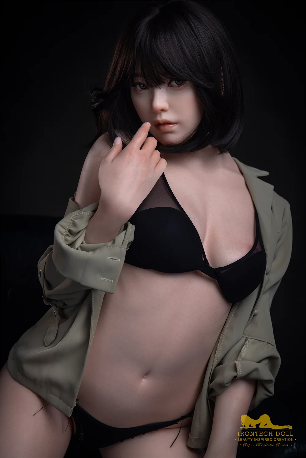 Eileen 163cm (5ft3) A-Cup Brunette full Silicone - IronTech Doll® - Image 3