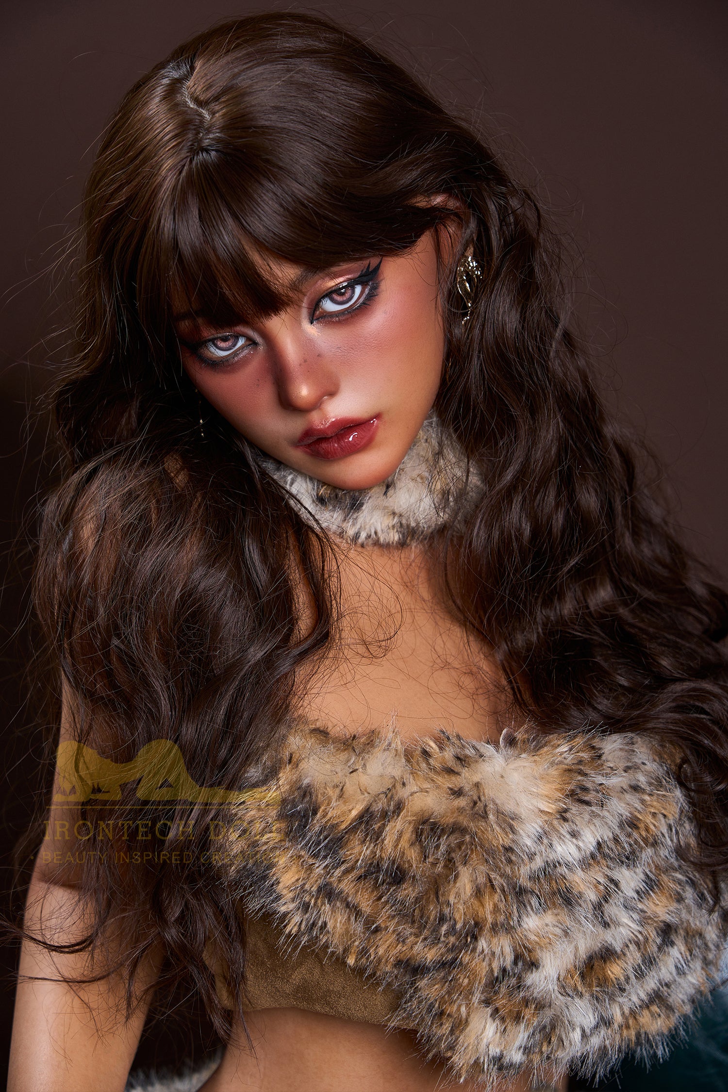 Eileen 164cm(5ft4) E-Cup Dark Tanned Full Silicone - Super Realistic Series - IronTech Doll® - Image 6