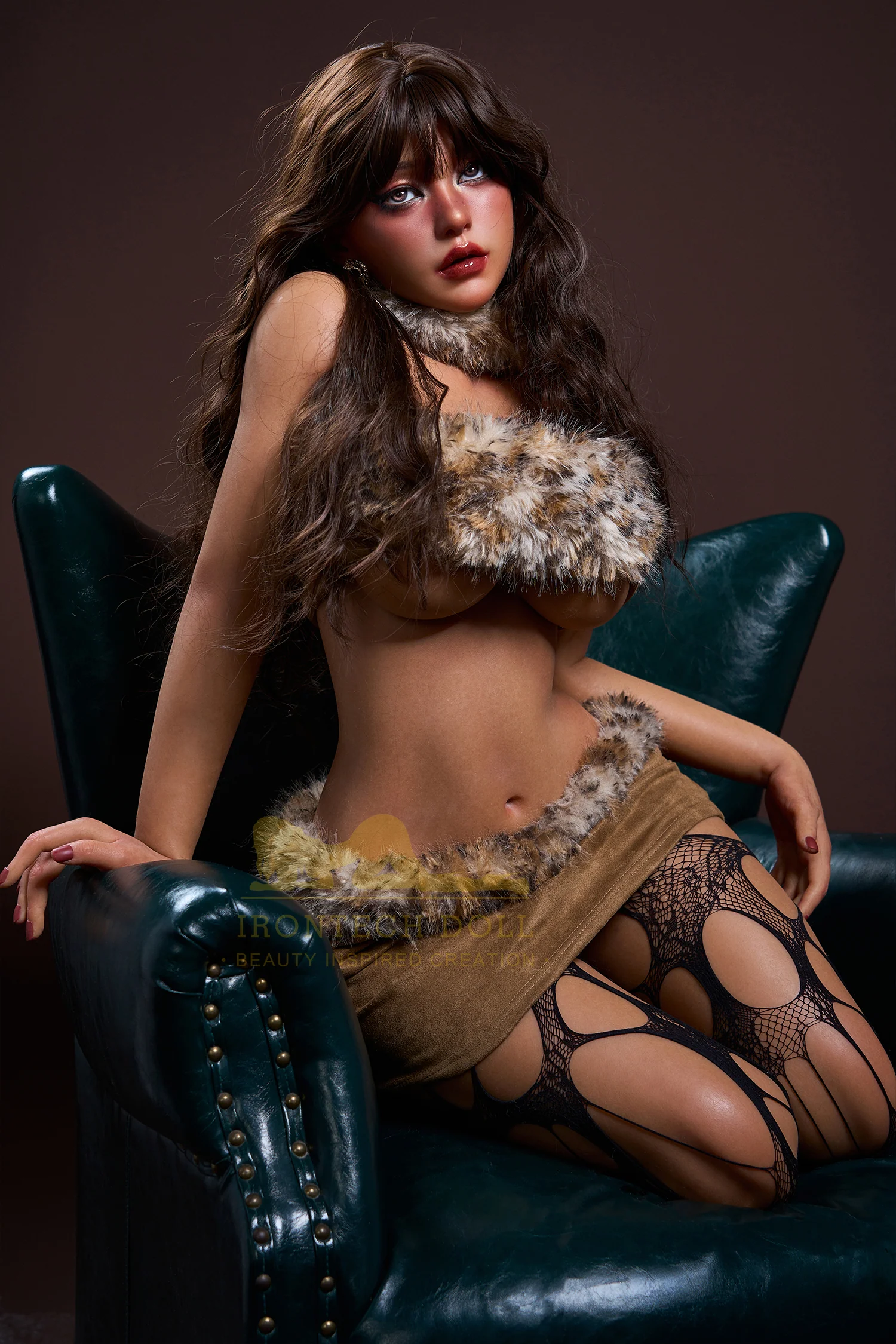 Eileen 164cm(5ft4) E-Cup Dark Tanned Full Silicone - Super Realistic Series - IronTech Doll® - Image 8