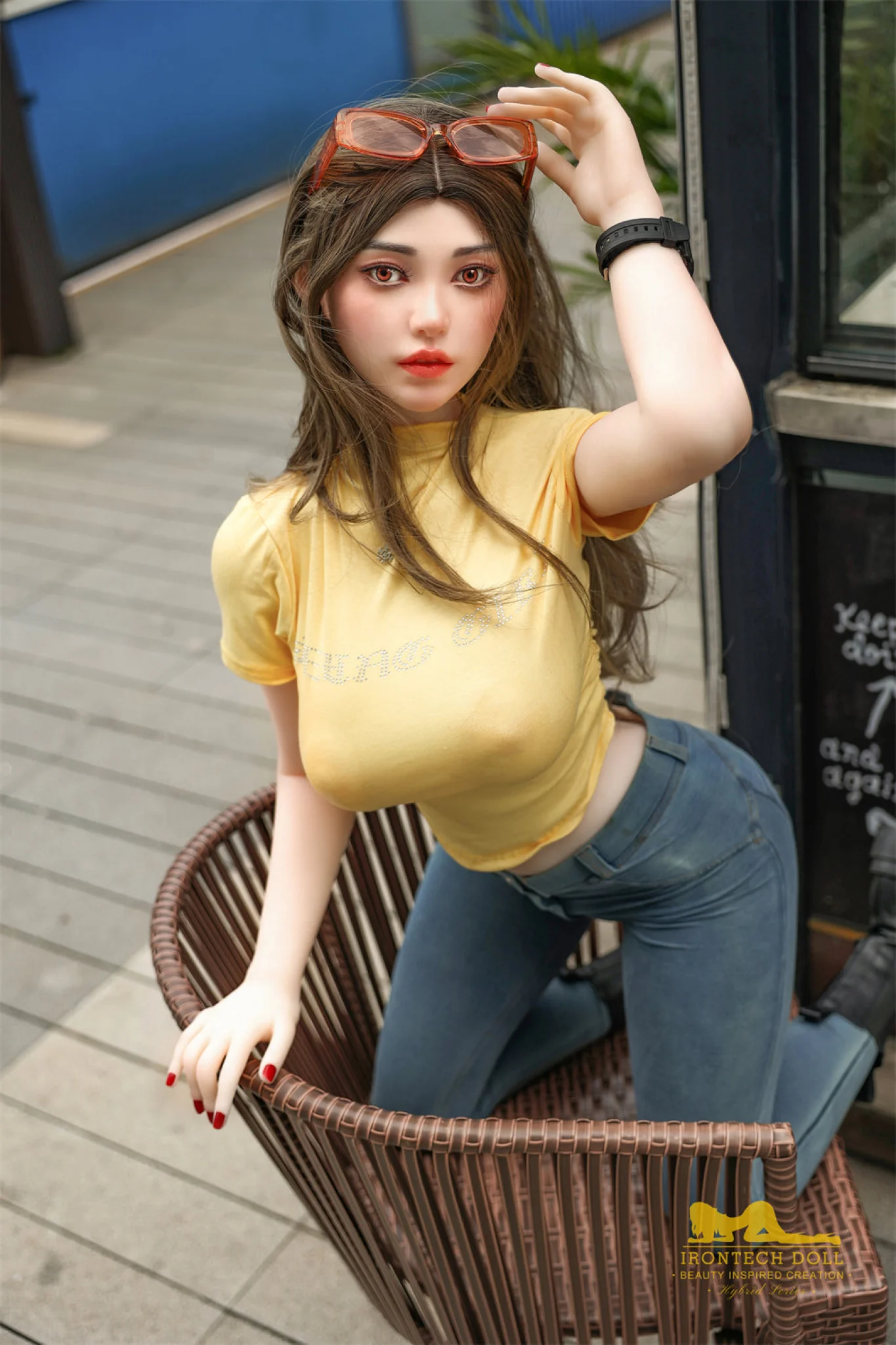 Eileen 159 cm (5 ft 2) F-Cup Silicone Head and TPE Body Hybrid Sex Doll -  Irontech Doll® - Image 12