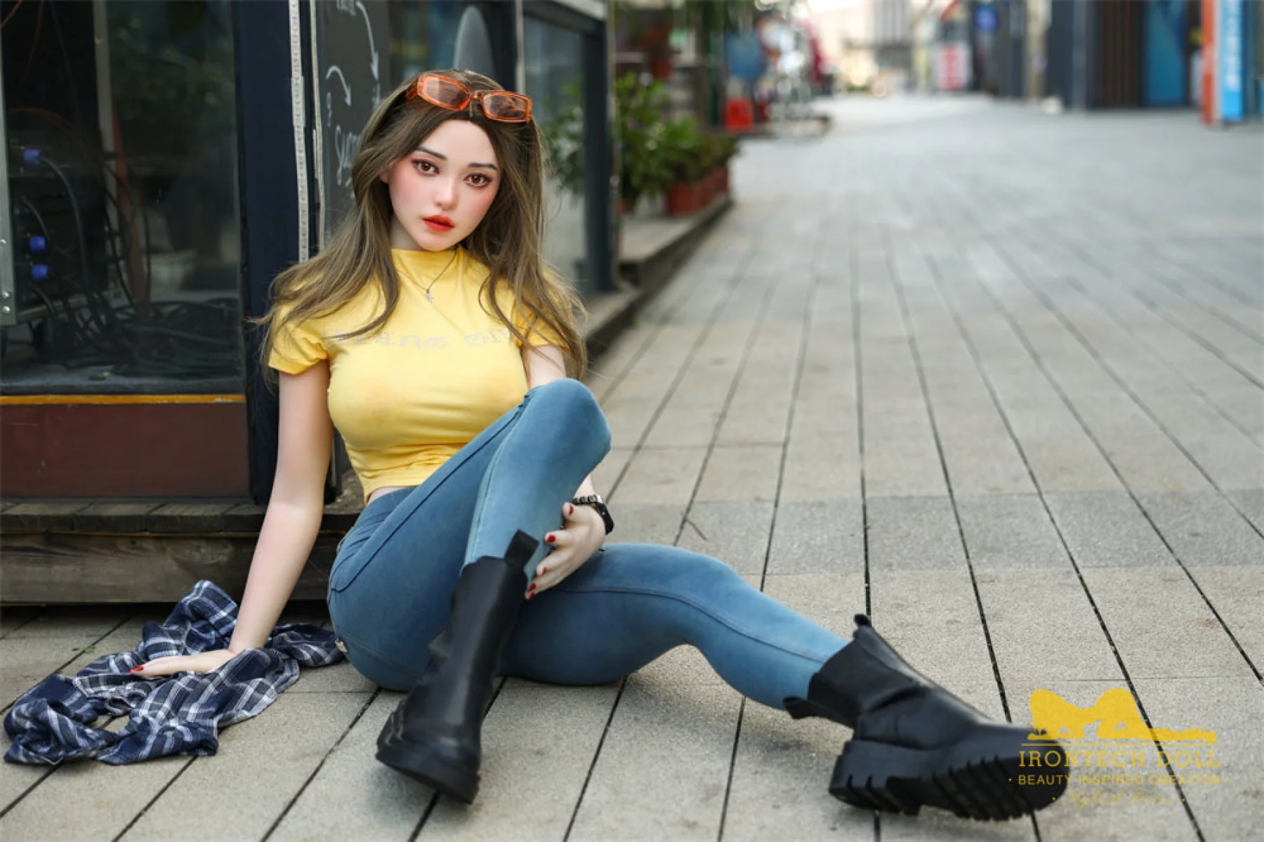 Eileen 159 cm (5 ft 2) F-Cup Silicone Head and TPE Body Hybrid Sex Doll -  Irontech Doll® - Image 13