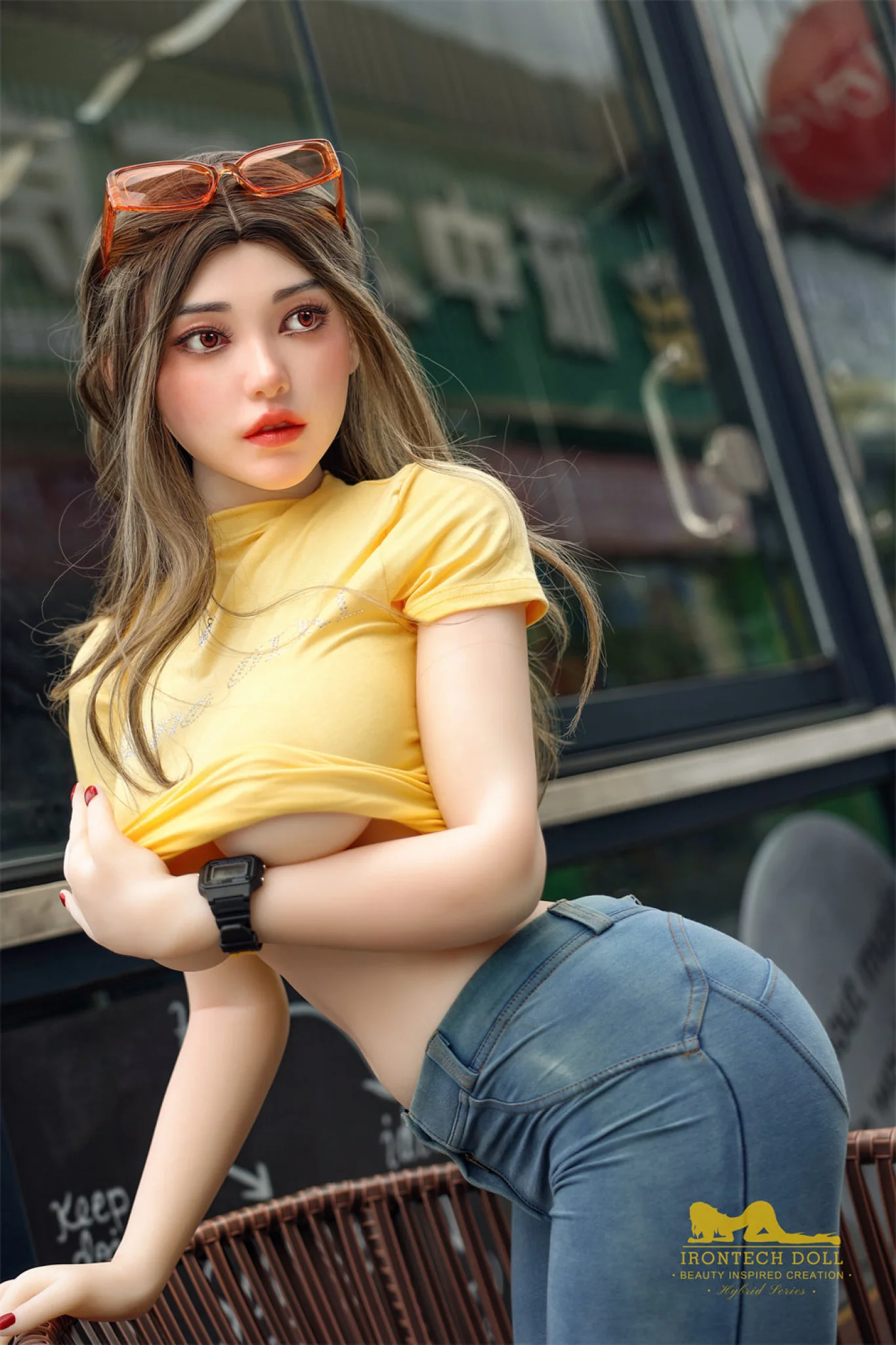 Eileen 159 cm (5 ft 2) F-Cup Silicone Head and TPE Body Hybrid Sex Doll -  Irontech Doll® - Image 2