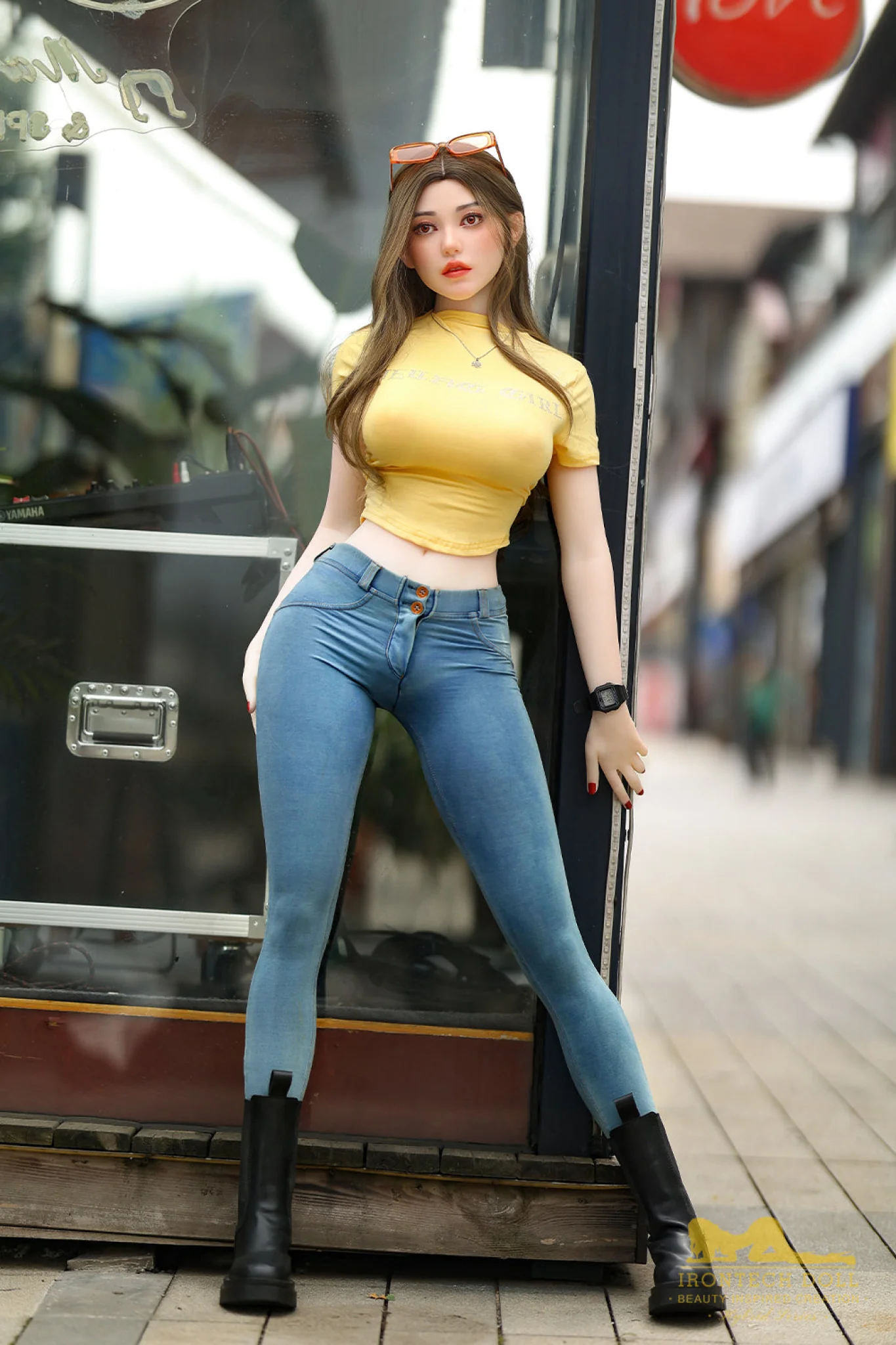 Eileen 159 cm (5 ft 2) F-Cup Silicone Head and TPE Body Hybrid Sex Doll -  Irontech Doll® - Image 5