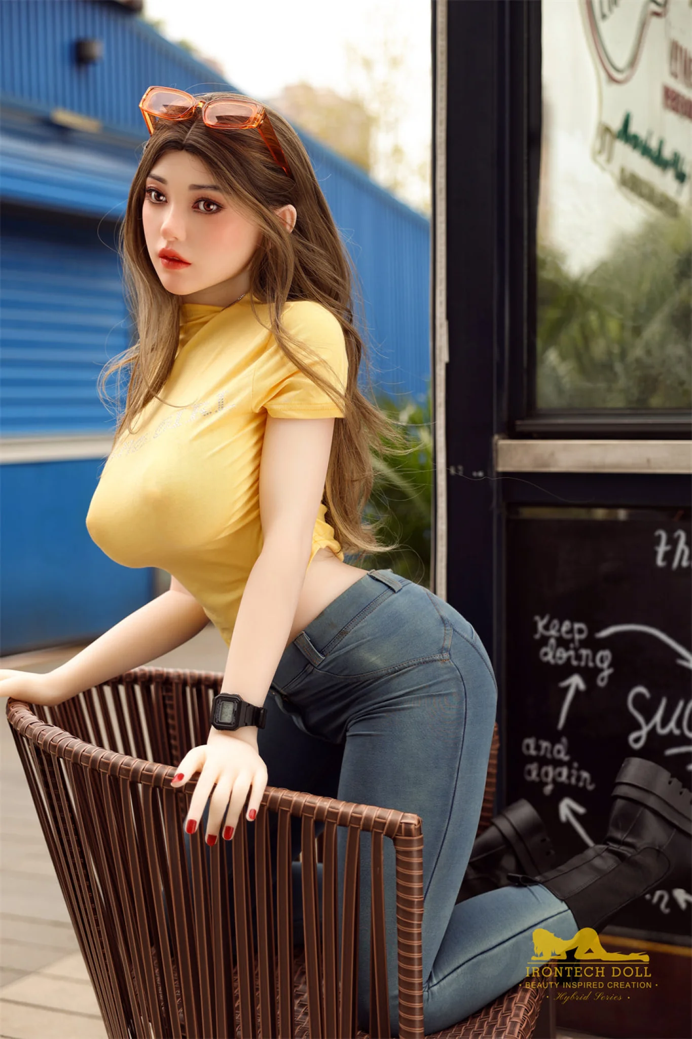 Eileen 159 cm (5 ft 2) F-Cup Silicone Head and TPE Body Hybrid Sex Doll -  Irontech Doll® - Image 8