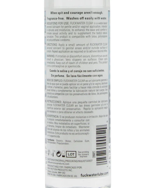 Fuck Water Clear H2o - Bottle - Image 2