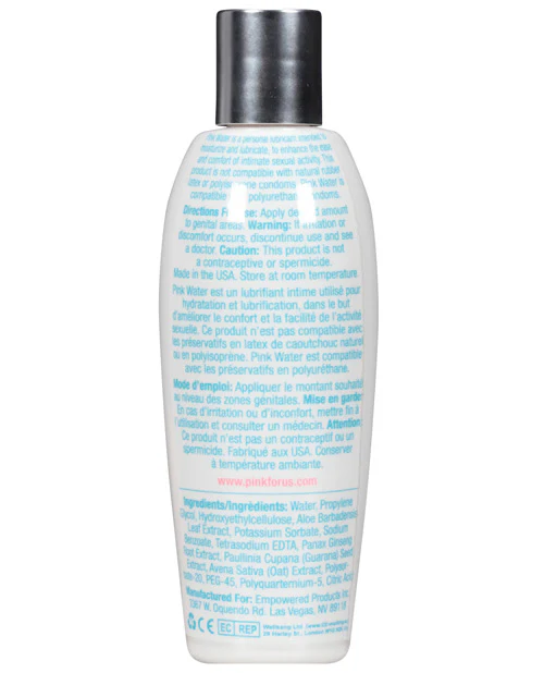Pink Water Lube Flip Top Bottle - Image 2
