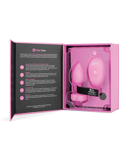 B-vibe Vibrating Heart Plug - Image 4