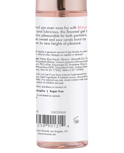 Cgc Blow Me Oral Sex Gel - 2 Oz - Image 2