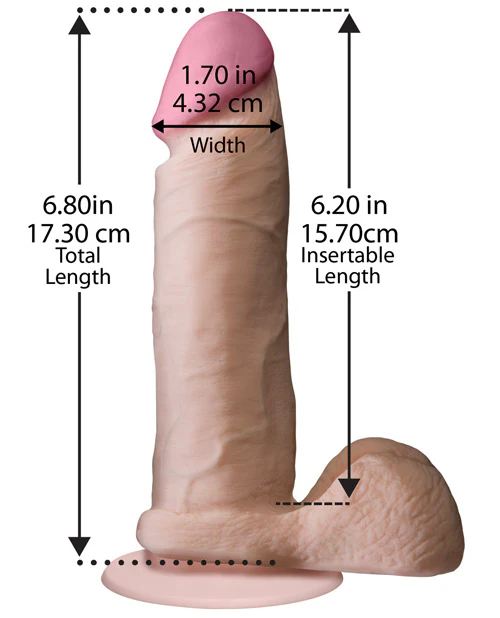 Realistic Ultraskyn Cock W/balls - Image 3